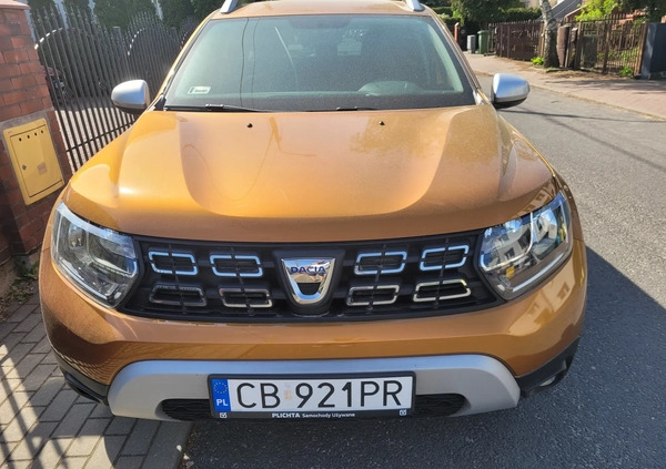 Dacia Duster cena 61998 przebieg: 45100, rok produkcji 2019 z Jarocin małe 352